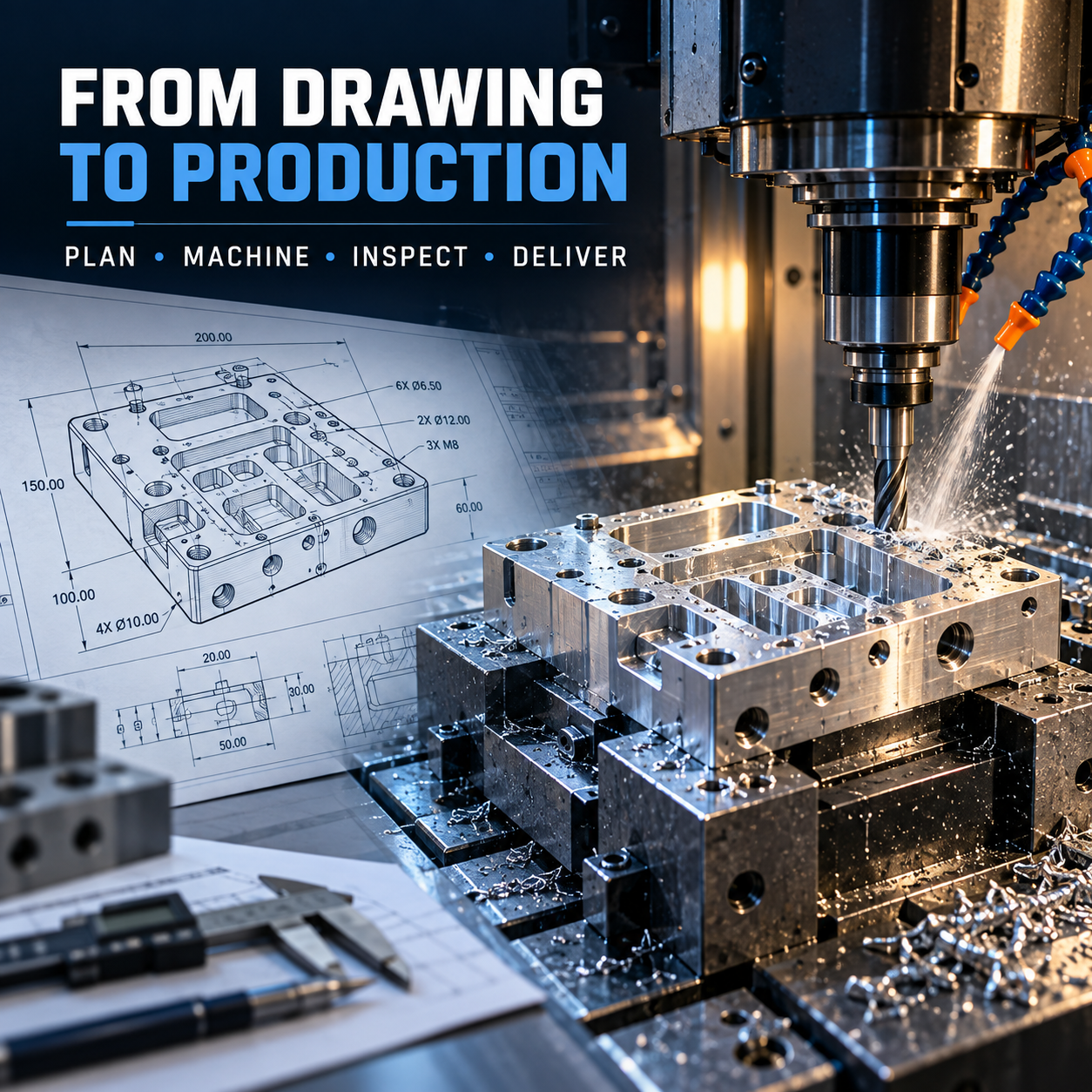 Illustrative visual for Custom manufacturing & assembly